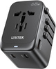 Unitek P1122ABK01 Ładowarka podróżna EU/US/UK/AUS PD 65 W