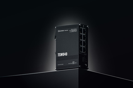 Teltonika TSW040 switch przemysłowy PoE (TSW04000000)