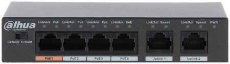 Zestaw monitoringu IP DAHUA 6 kamer IPC-HFW1439TL1-A-IL 4Mpx