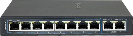 SWITCH 8XRJ45 POE+ 2XRJ45 (MAX 96W) GB