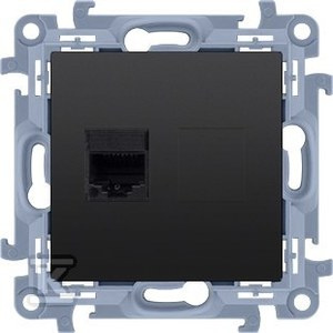 GN.KOMP.RJ45 KAT6E+RAM. CZARNY SIMON10