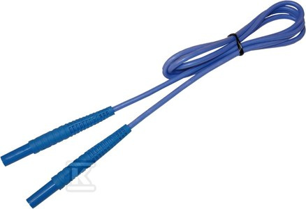 PRZEWÓD 1,2M NIEBIESKI ZAK.WTYK.BAN.