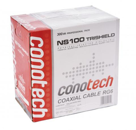 Przewód Koncentryczny NS100 Trishield Pull Box- 1m