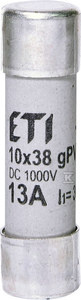 WKŁADKA CYLIND.CH10X38 GPV 13A/1000V DC