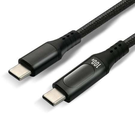 KABEL USB-C / USB-C LCD everActive CBB-2PD5L 200cm 20V 5A 100W