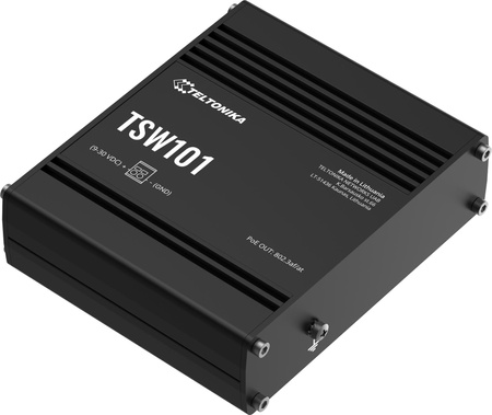 Teltonika TSW101 switch przemysłowy PoE+ (TSW101000000)