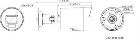 Kamera IP Hikvision DS-2CD2067G3-LI2UY/SL 2.8mm BLACK PL
