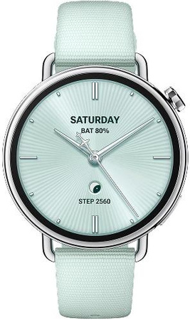 Smartwatch Xiaomi Watch S4 41mm Fluororubber Strap Mint Green