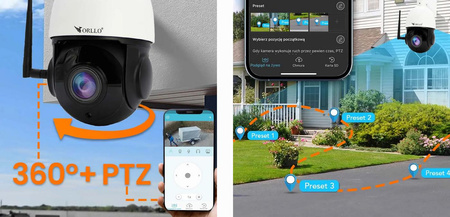 Kamera IP Orllo Z10 Zewnętrzna Obrotowa WiFi 4Mpx ZOOM x18 POE