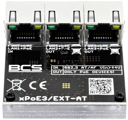 Switch POE  BCS POWER BCS-xPoE3/EXT-AT