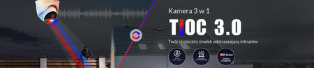 KAMERA IP TIOC 3.0 DAHUA IPC-HDW3849H-AS-PV-0280B-S5-BLACK Opakowanie zbiorcze 4szt.