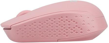 Mysz Natec Stork Bezprzewodowa 1600DPI Różowa Optyczna USB