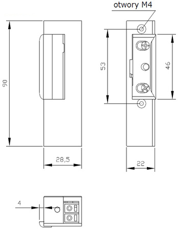 ZACZEP ELEKTRA R3 Z BLOK. PRAWY; 2426