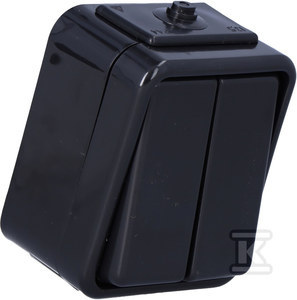 ŁĄCZNIK ŚWIECZNIKOWY IP44 CEDAR CZARN