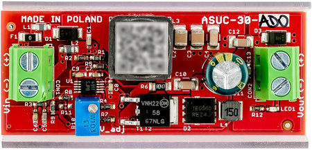 Przetwornica podnosząca napięcie z regulacją 12...48V ATTE ASUC-30-AD0-OF