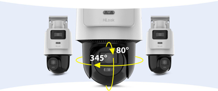 Kamera IP Hilook PTZ-D4 dualna 8MP (4MP + 4MP)