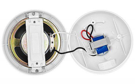 Głośnik kulowy HQM-SK313 3W 100V gwint E27 Czarny