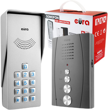 Domofon Eura ADP-38A3 Entra bialy