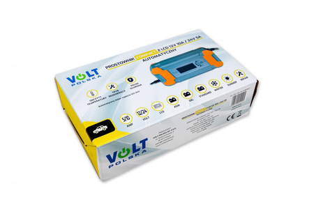 Prostownik Akumulatorowy Volt Polska Z LCD 12V 10A / 24V 5A Compact