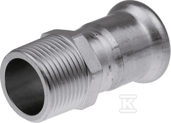 ZŁĄCZKA 18X1/2 GZ INOX PRESS