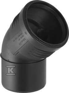 KOLANO SILENT-PP HT 110/45 SANIT.CZARNE