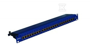 PANEL 19" 24XRJ45 STP KAT.6 1U Z PÓŁ.N