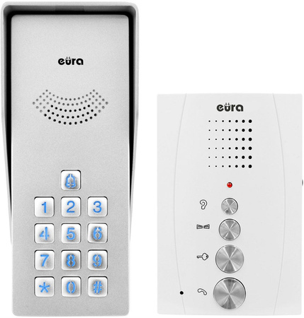 Domofon Eura ADP-38A3 Entra bialy