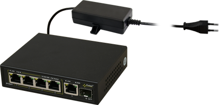 Switch 6-portowy PULSAR SFG64F1 do 4 kamer IP