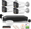 Zestaw monitoringu IP Dahua TIOC 8mpx 4K 4 kamery tubowe NVR z dyskiem