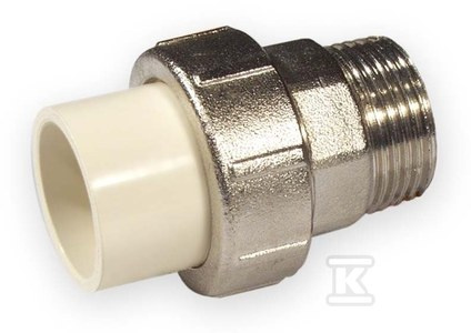 ŚRUBUN PLAST-METAL WKR KW/GZ 1/2" PVC-C