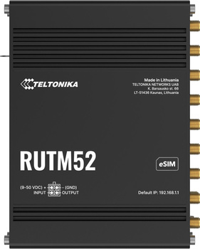 Teltonika RUTM52 router przemysłowy 5G (RUTM52100000)