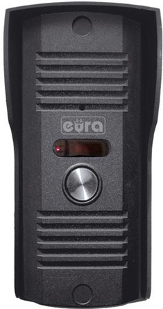 Domofon ''EURA'' ADP-51A3 ''DIFESA'' - 1-rodzinny, 2 unifony, interkom, biały