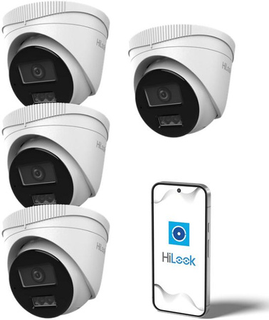 Kamera IP Hilook by Hikvision kopułka 4MP IPCAM-T4-30DL Opakowanie zbiorcze 10szt.