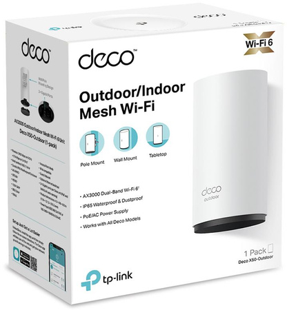 Domowy System WI-FI Mesh TP-Link Deco X50-Outdoor