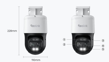 Kamera IP Reolink Trackmix Series P760 POE obrotowa 8MP
