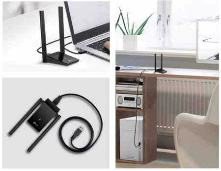 Adapter WLAN USB TP-Link Archer T4U Plus