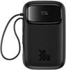 Powerbank Baseus QPow 2 10000mAh 30W z 2 wbudowanymi kablami USB-C - czarny