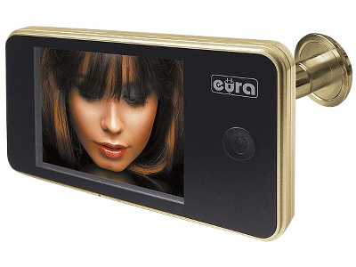 WIDEO-WIZJER EURA VDP-01C1 ZŁOTY; 1072