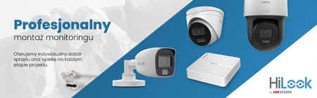 Zestaw do monitoringu Hilook 6 kamer IP IPCAM-B4-P 4MP 2.8mm