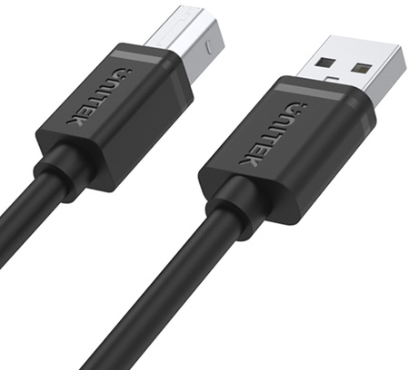 Unitek przewód USB 2.0 AM-BM 3M Y-C420GBK
