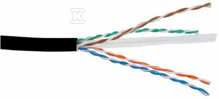 KABEL U/UTP KAT. 6 ZEW., SUCHY PE 305M