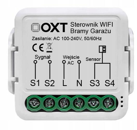 Moduł OXT z sensorem do bramy garażu WiFi TUYA