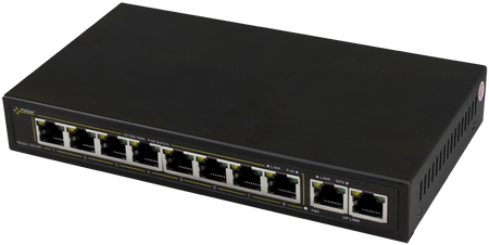 SWITCH POE PULSAR SG108 10-PORTÓW (8xPoE + 2xUPLINK)