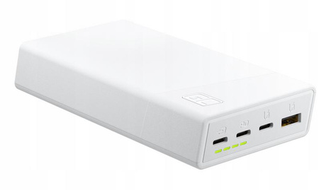 Powerbank green cell PowerPlay20S 20000mAh pd 22, 5W qc 3.0 3x USB-C biały