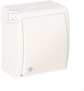 ŁĄCZ.KRZYŻOWY IP54 AQUARIUS BIAŁY