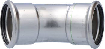 KOLANO 54MM-45ST INOX PRESS