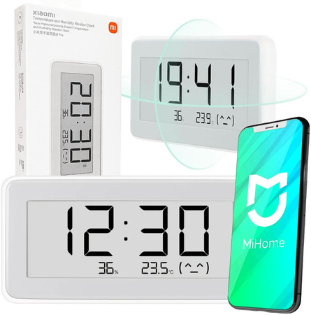Zegar z Termometrem i Czujnikiem Wilgotności Xiaomi Mi Temperature and Humidity Monitor Clock Pro
