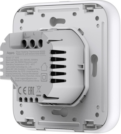 Aqara Floor Heating Thermostat W500 Termostat do ogrzewania podłogowego  UT-A01D
