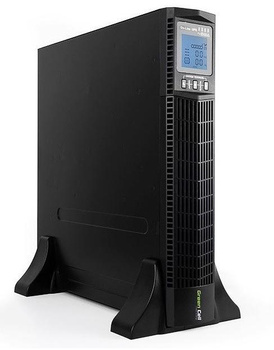 UPS Zasilacz Awaryjny Green Cell 1000VA 900W DO SZAFY RACK RTII Z Wyświetlaczem LCD UPS13