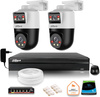 Zestaw monitoringu IP Dahua 2 kamery obrotowe 2MP+2MP z dyskiem